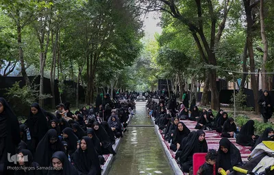 عزاداری در چهار باغ‎