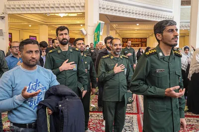 مراسم اربعین شهدای حمله تروریستی کرمان‎
