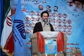 حجت الاسلام حسینی، رییس عقیدتی سیاسی سازمان صنایع هوایی