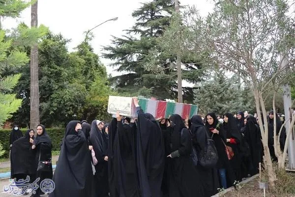 عطرافشانی دانشگاه مازندران با رایحه فاطمی شهید گمنام