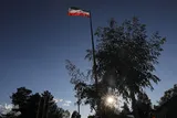 اهتزاز پرچم مقدس جمهوری اسلامی ایران در قم