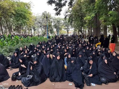 مراسم قرائت زیارت اربعین در اهر
