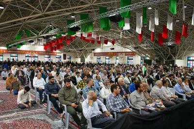 مراسم اولین سالگرد شهادت سید حسن نصرالله و سردار نیلفروشان در اصفهان