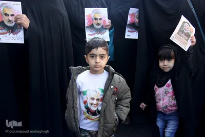 راهپیمایی مردم سمنان در پی شهادت سردار سپهبد شهید قاسم سلیمانی