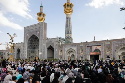 مراسم پرفیض دعای عرفه در حرم رضوی