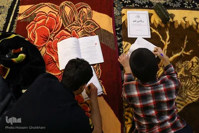 مراسم معنوی «اعتکاف» در قزوین