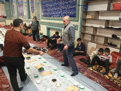 آیین معنوی اعتکاف در شهرستان اهر