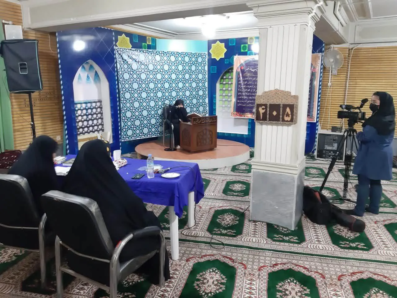 ضبط تصویری بخش آوایی چهل‌و‌پنجمین دوره مسابقات قرآن اوقاف در بوشهر + فیلم و عکس
