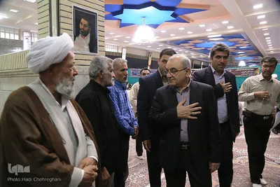 مراسم ترحیم شهید حجت الاسلام تقوی در قم