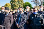 مراسم تشییع حاج بیوک آسایش مداح اهل‌بیت(ع) و رزمنده دوران دفاع مقدس‎‎