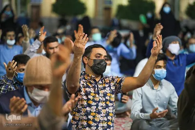 مناجات شبانه در حرم مطهر شاهچراغ(ع)‎