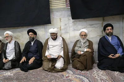 مراسم ترحیم شهید حجت الاسلام تقوی در قم