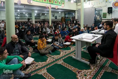 محفل انس با قرآن کریم در مسجد جامع حضرت ابوالفضل علیه السلام کرج