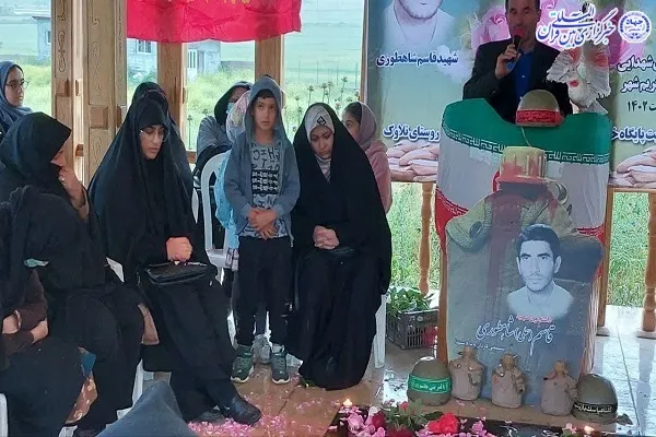 دهمین آیین پنجشنبه های شهدایی روستای «تلاوک» بخش دودانگه ساری