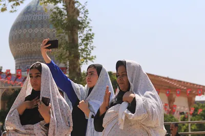 عزاداری هیئت عشایر قشقایی در حرم شاهچراغ(ع)