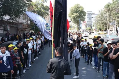 عزاداری خیابانی دانش‌آموزان و فرهنگیان ارومیه‎