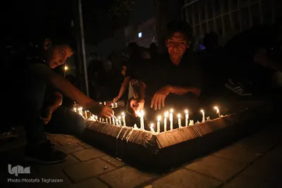 عزاداری شام غریبان در بازار تهران