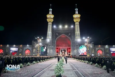 آیین خطبه‌خوانی شب شهادت امام رضا(ع) در حرم مطهر رضوی