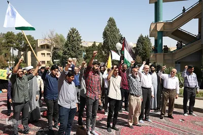 تجمع ضدصهیونیستی در دانشگاه اصفهان