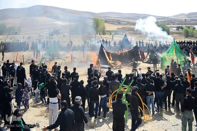 عاشورای حسینی در روستای مرغملک استان چهارمحال و بختیاری