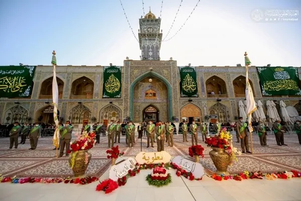 گرامیداشت اعیاد شعبانیه در حرم حضرت علی(ع) + عکس
