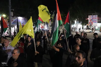 تجمع مردم انقلابی ملایر در محکومیت جنایت رژیم خبیث صهیونیستی‎