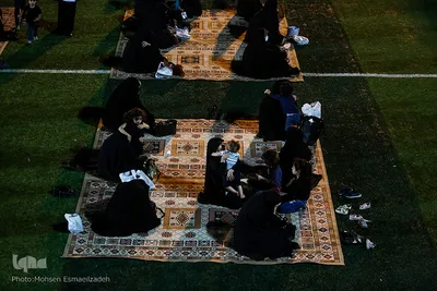 عزاداری شب چهارم محرم در ورزشگاه تختی مشهد
