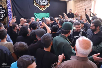 عزاداری عاشورای حسینی با حضور رییس جمهور در شهر سهند