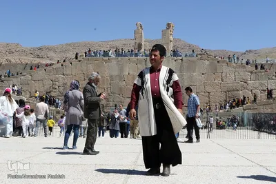 مسافران نوروزی مجموعه جهانی تخت‌ جمشید‎‎