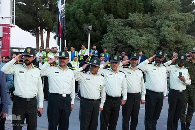 استقبال از پیکر مطهر سردار شهید نیلفروشان در فرودگاه اصفهان