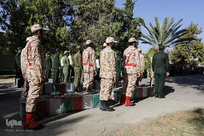 استقبال از 9 شهیدگمنام دوران دفاع مقدس ـ شيراز