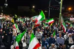 مراسم وداع با پیکر شهیدان مصطفی امینی و عبدالحسین شیخ‌کوپایی در اصفهان