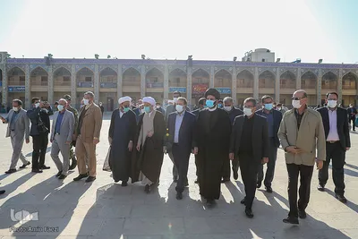 گلباران مزار شهید آیت الله دستغیب(ره) ـ شیراز
