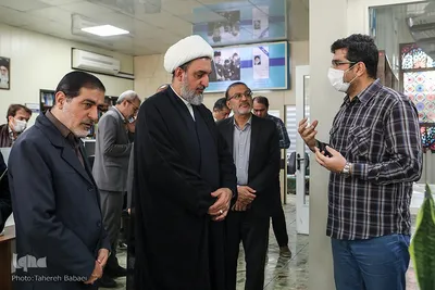بازدید حجت‌الاسلام والمسلمین حاج ابوالقاسم دولابی از ایکنا 
