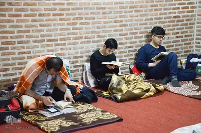 مراسم اعتکاف در مسجد جامع تبریز