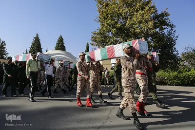 استقبال از 9 شهیدگمنام دوران دفاع مقدس ـ شيراز