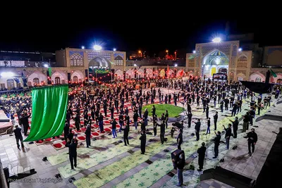 عزاداری شب پنجم محرم در زنجان‎‎