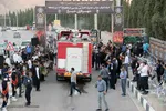 اعزام عوامل اجرایی موکب حضرت احمد بن موسی(ع) شهرداری شیراز به سمت مرز شلمچه‎‎