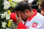 استقبال مردم اهر از پیکر پاک و مطهر شهید گمنام ۸ سال دفاع مقدس