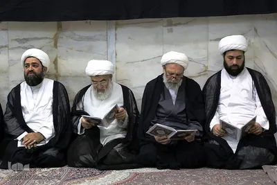 مراسم ترحیم شهید حجت الاسلام تقوی در قم