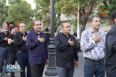مراسم جاماندگان اربعین حسینی در ملایر