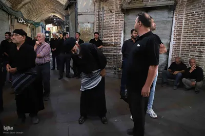عزاداری اربعین حسینی در بزرگترین بازار مسقف جهان