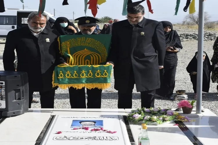 کاروان خدام رضوی وارد بشاگرد شد