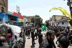 آیین نمادین حرکت کاروان حسینی و شبیه‌خوانی عاشورای حسینی در اهر