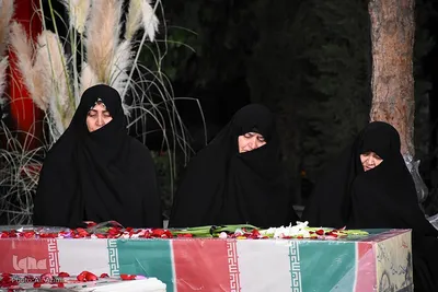 آیین استقبال از پیکر شهدای تازه‌تفحص‌شده در سیمای مرکز اصفهان