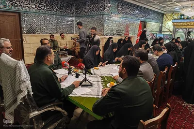 نشست خبری فرمانده سپاه انصارالحسین(ع) همدان