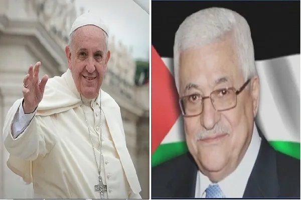 تماس تلفنی رئیس تشکیلات خودگردان فلسطین با پاپ