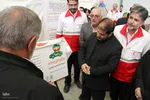 مراسم رونمایی از ۲۴ دستگاه خودروی امدادی هلال احمر یزد