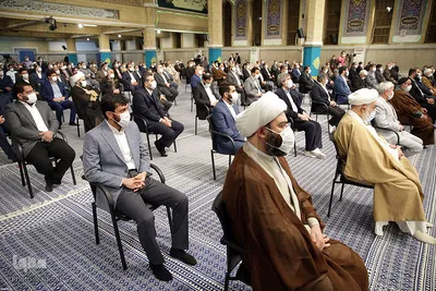 دیدار مداحان اهل‌بیت (ع) با رهبر انقلاب