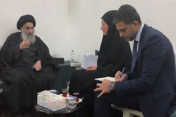 نماینده سازمان ملل با آیت‌الله سیستانی دیدار می‌کند
 